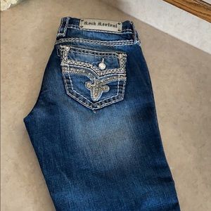 Rock revival Capri jeans